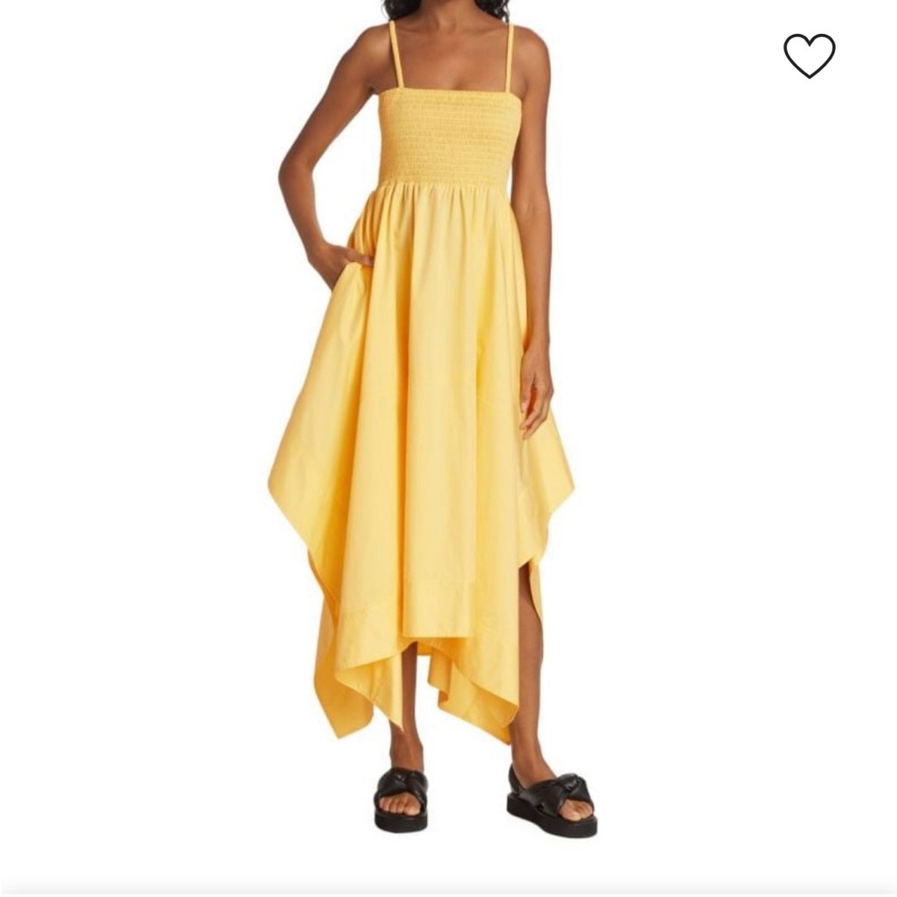 A.L.C. Asymmetrical Yellow Dress